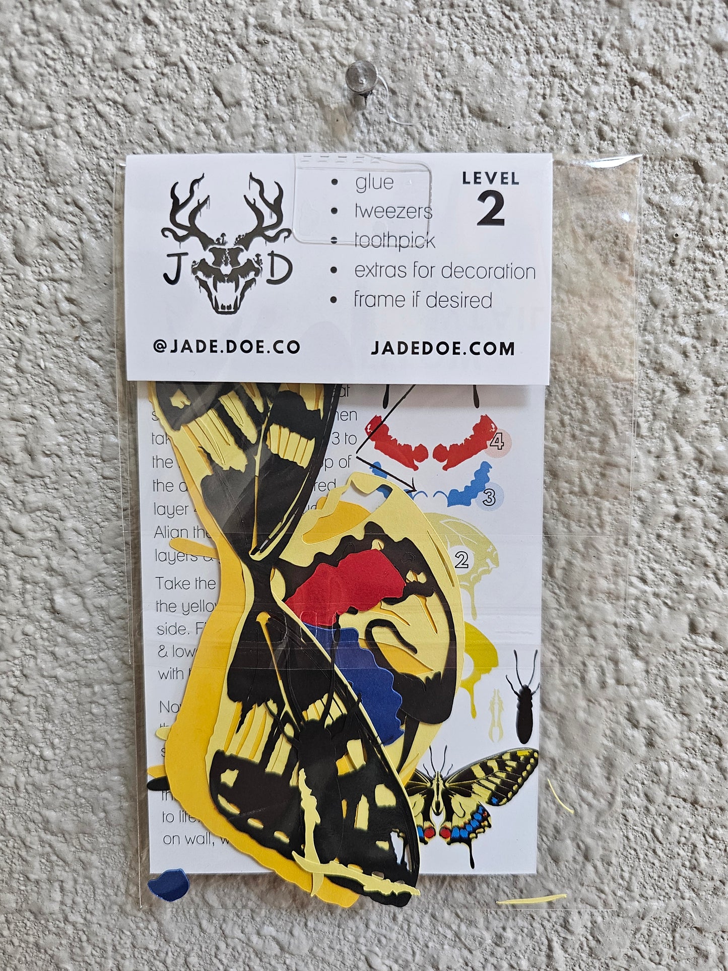 DIY Butterly - Swallow Tail - DIY Your Own Paper Specimen