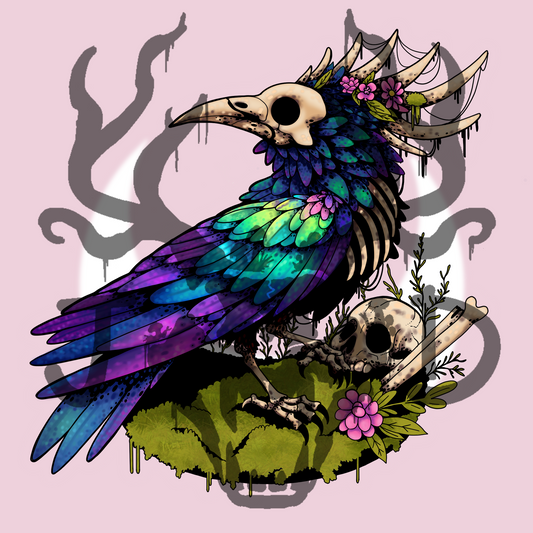 Bone Gardener - Rainbow Raven
